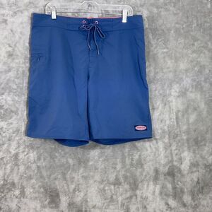 Vineyard Vines Board Shorts Men Size 33/M  Blue Performance Surf Swim Shorts